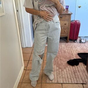 Levi's Light Blue Straight Leg Jeans